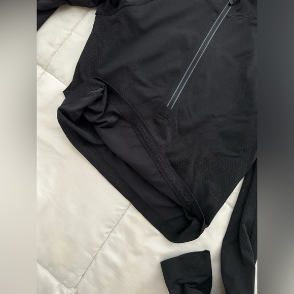 Lululemon swiftly tech 2.0 1/2 zip up reflective zipper crop *cool black grey - Picture 13 of 15